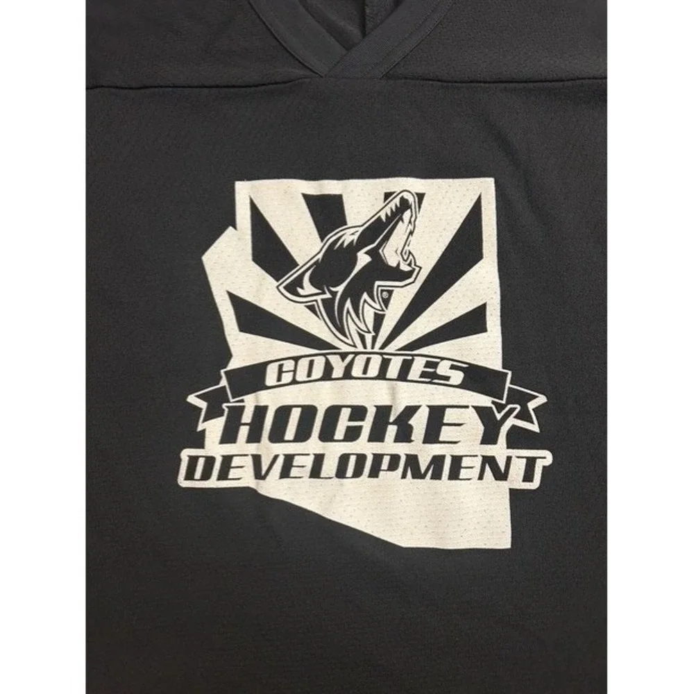 Arizona Coyotes Hockey Development Practice Jersey Youth L/XL Black Excellent‎